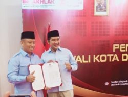 KPU Resmi Tetapkan Supian -Chandra Wali Kota Depok dan Wakil  2025-2030