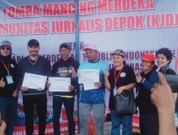 Komunitas Jurnalis Depok Meriahkan HUT RI ke-80 Lewat Lomba Mancing Merdeka