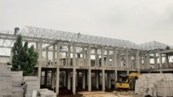 Pembangunan SDN Kedaung Kota Depok, Pengecoran Tuntas 100 Persen
