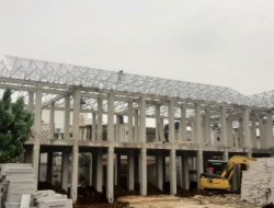 Pembangunan SDN Kedaung Kota Depok, Pengecoran Tuntas 100 Persen
