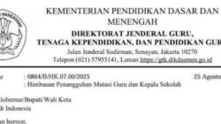 Prioritaskan Pelatihan Digital,Kemendikdasmen Prof.Dr.Nunuk Suryani Instruksikan Memblokir Sementara Proses Mutasi Guru dan Kepala Sekolah di Seluruh Indonesia