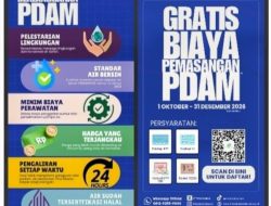 Tirta Asasta Depok Gratiskan Biaya Penyambungan hingga Akhir 2026,Dorong Optimalisasi Jaringan Perpipaan
