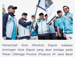 Wali Kota Depok Supian Suri Lepas 683 Atlet Depok, Fokus Rebut Emas di Porprov Jawa Barat 2026
